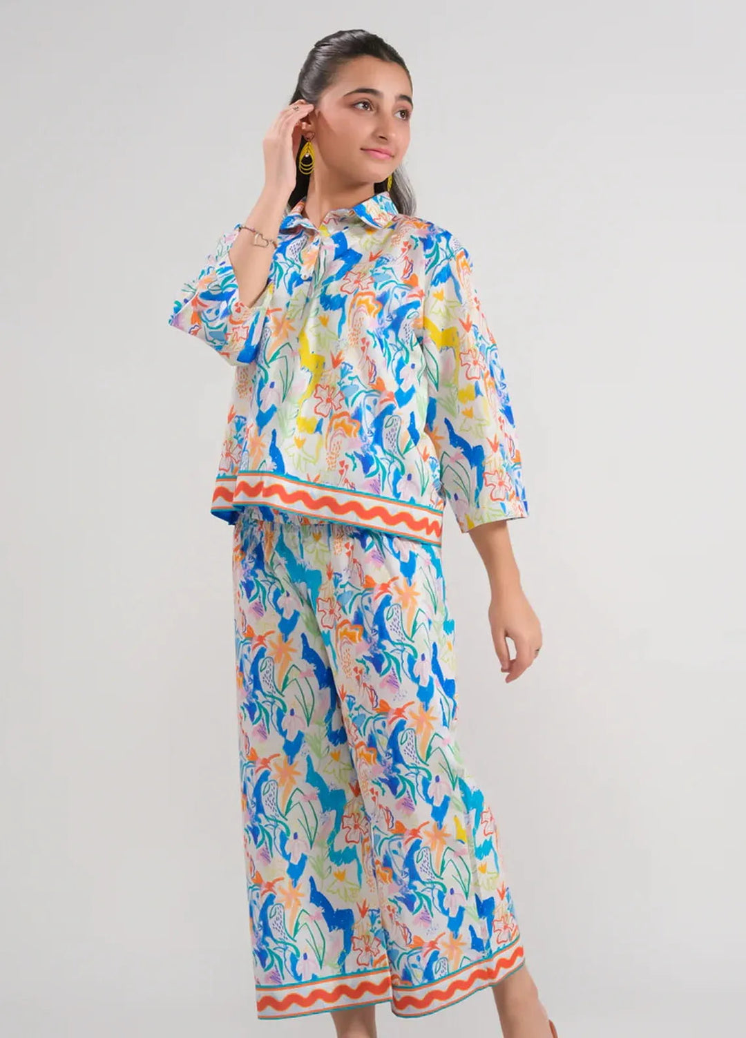 Sprinkles Pret Printed Cotton 2 Piece Suit SPDR660 Tropical Haven