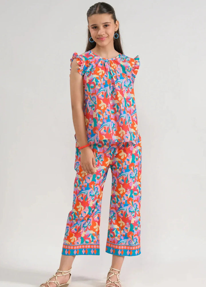 Sprinkles Pret Printed Cotton 2 Piece Suit SPDR662 Sunset Petals