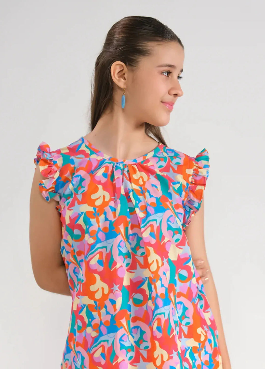 Sprinkles Pret Printed Cotton 2 Piece Suit SPDR662 Sunset Petals