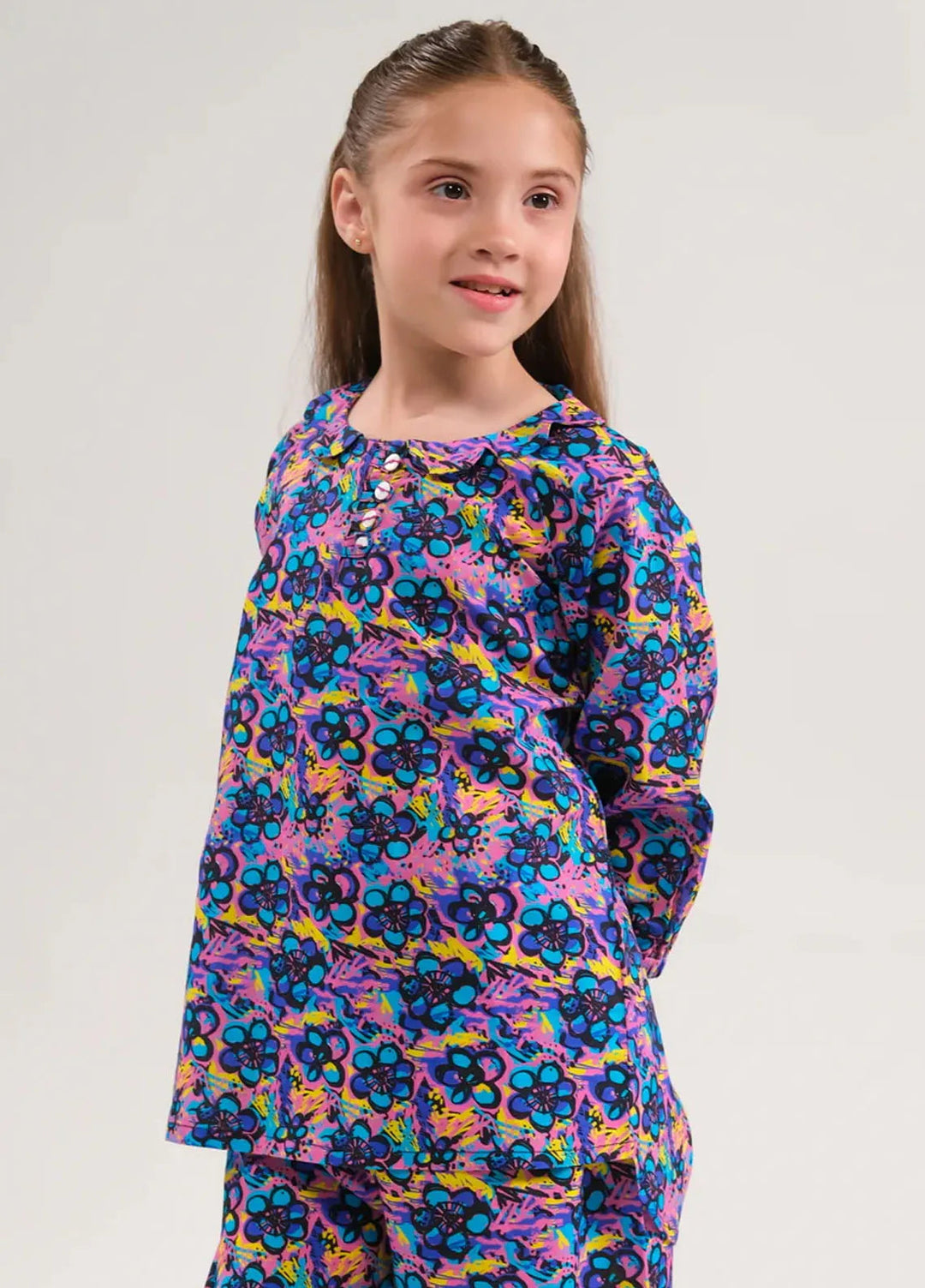 Sprinkles Pret Printed Cotton 2 Piece Suit SPDR667 Twilight Petals