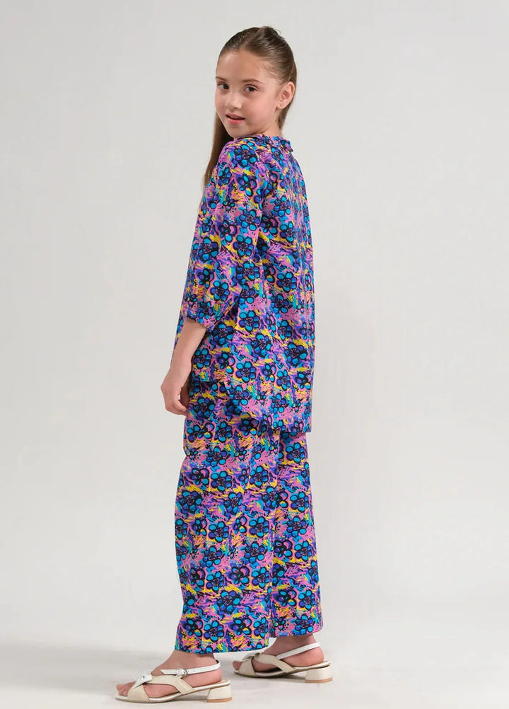 Sprinkles Pret Printed Cotton 2 Piece Suit SPDR667 Twilight Petals