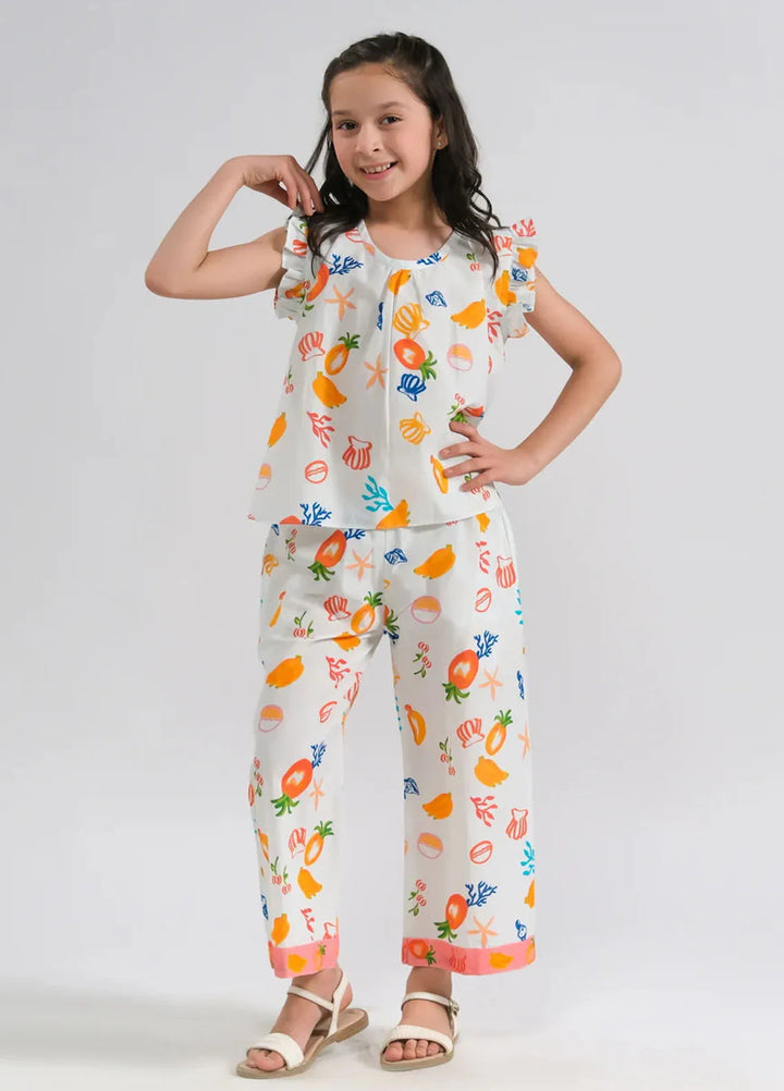 Sprinkles Pret Printed Cotton 2 Piece Suit SPDR668 Seaside Fantasy