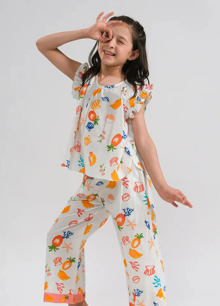 Sprinkles Pret Printed Cotton 2 Piece Suit SPDR668 Seaside Fantasy
