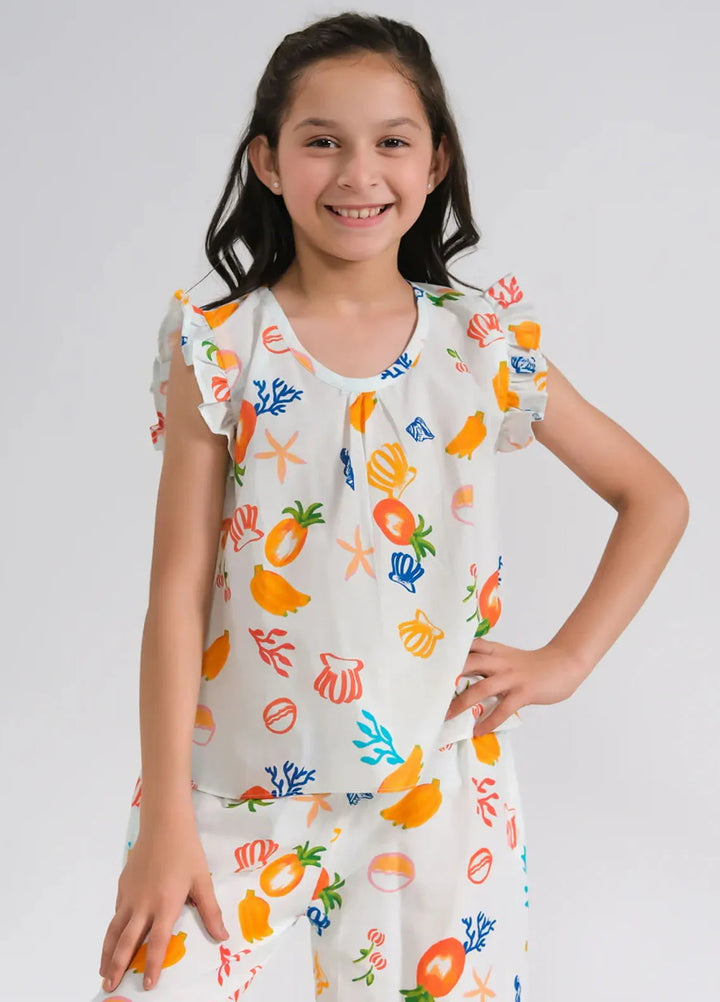 Sprinkles Pret Printed Cotton 2 Piece Suit SPDR668 Seaside Fantasy