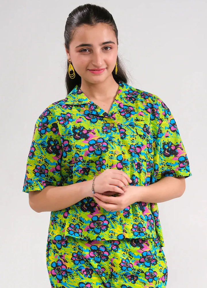 Sprinkles Pret Printed Cotton 2 Piece Suit SPDR669 Neon Paradise