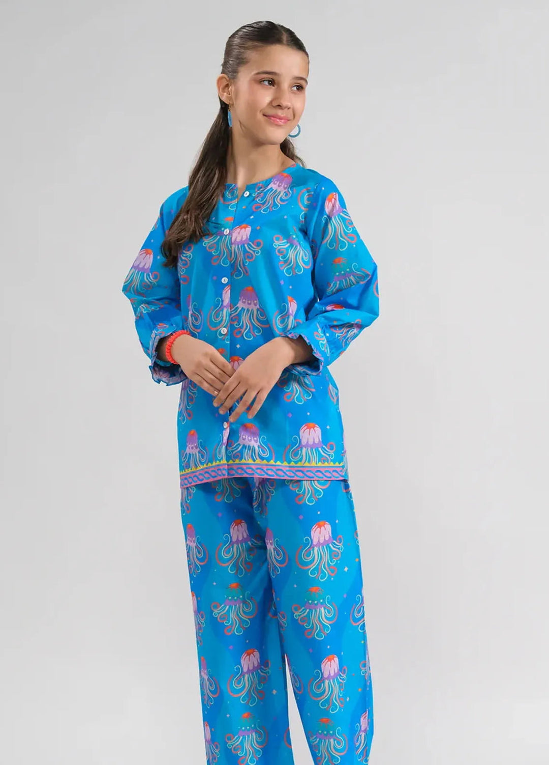 Sprinkles Pret Printed Cotton 2 Piece Suit SPDR670 Oceanic Whimsy