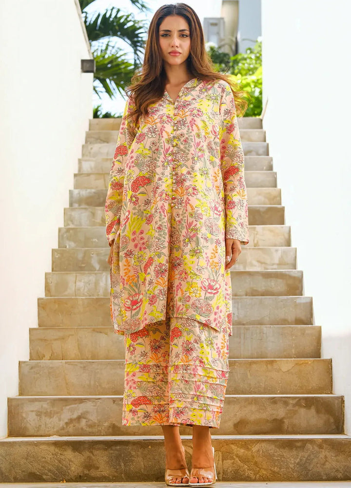 Sprinkles Pret Printed Lawn 2 Piece Suit Blush