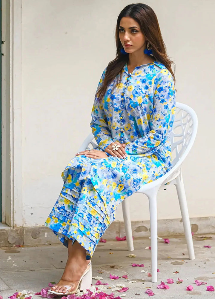 Sprinkles Pret Printed Lawn 2 Piece Suit Sapphire