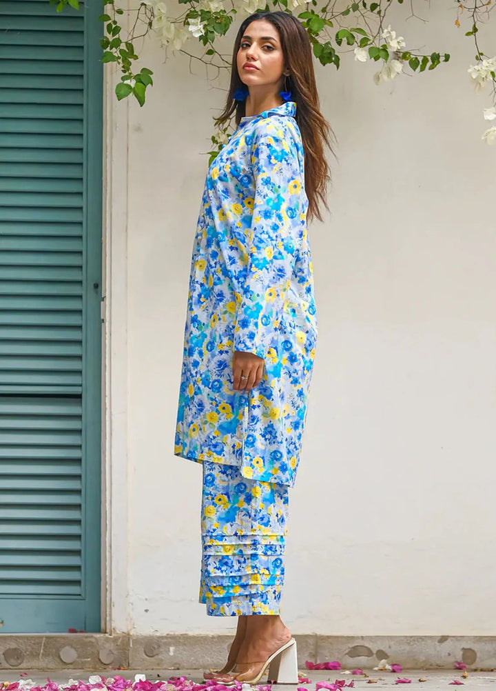 Sprinkles Pret Printed Lawn 2 Piece Suit Sapphire