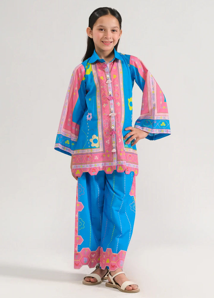 Sprinkles Pret Printed Poly Lawn 2 Piece Suit Bright Blooms