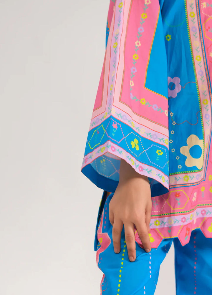 Sprinkles Pret Printed Poly Lawn 2 Piece Suit Bright Blooms