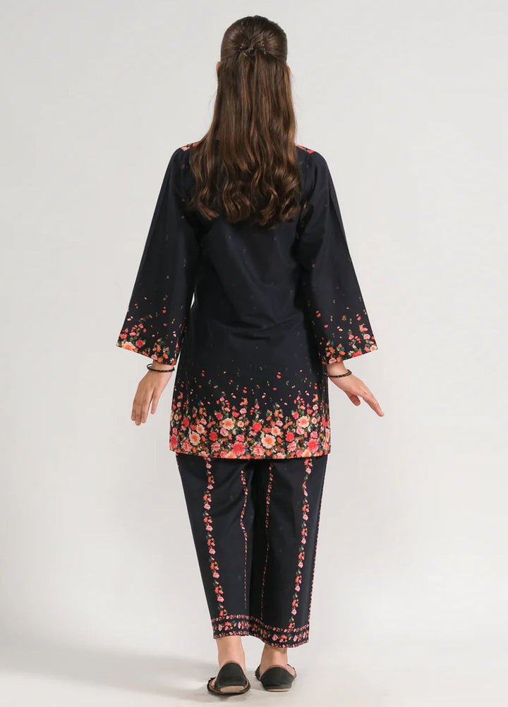 Sprinkles Pret Printed Poly Lawn 2 Piece Suit Elegance in Black