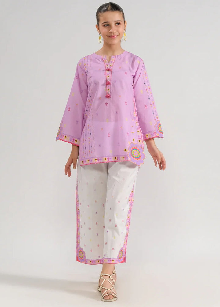 Sprinkles Pret Printed Poly Lawn 2 Piece Suit Lavender Delight