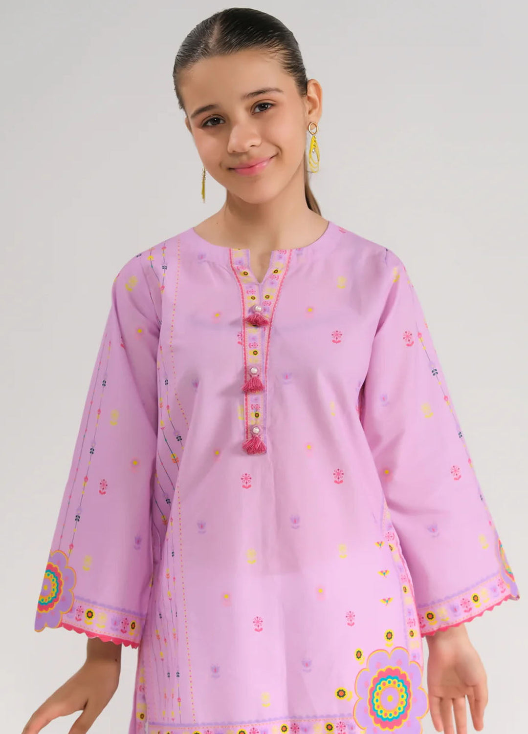 Sprinkles Pret Printed Poly Lawn 2 Piece Suit Lavender Delight