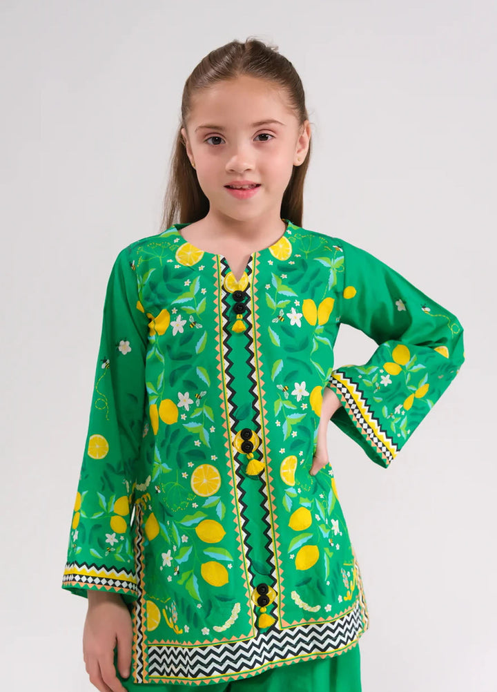 Sprinkles Pret Printed Poly Lawn 2 Piece Suit Lemonade Delight