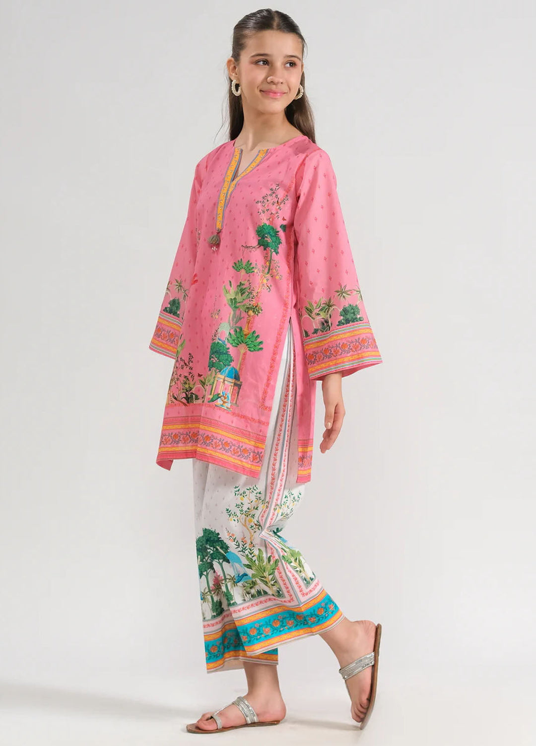 Sprinkles Pret Printed Poly Lawn 2 Piece Suit Tropical Charm
