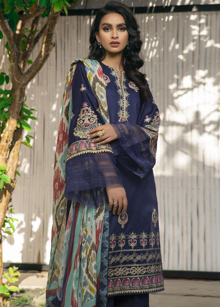 Saira Rizwan Embroidered Jacquard Suits Unstitched 3 Piece SR21E 05 Yeona - Eid Collection