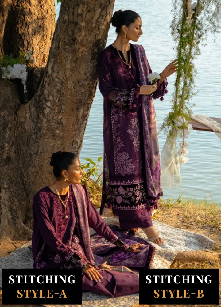 Saira Rizwan Embroidered Khaddar Suits Unstitched 3 Piece SR24PW SRW24-02 Runi - Winter Collection