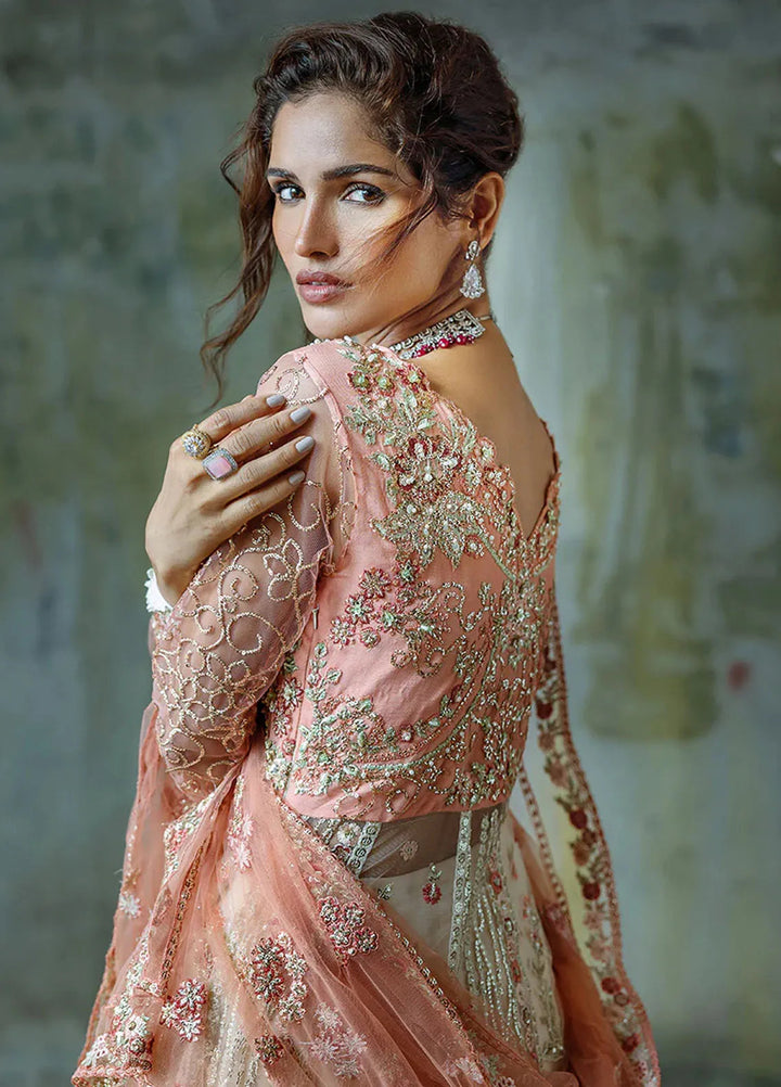 Stardust by Mushq Embroidered Net Suit Unstitched 4 Piece MQ24SW MWD-01 Galaxy Gown - Formal Collection