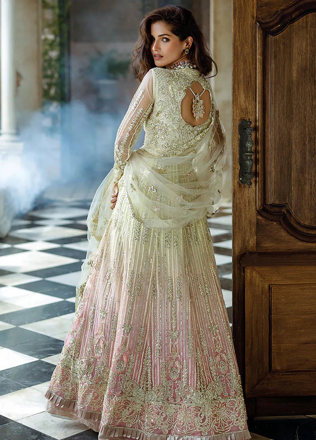 Stardust by Mushq Embroidered Net Suit Unstitched 4 Piece MQ24SW MWD-06 Cosmic Couture - Formal Collection