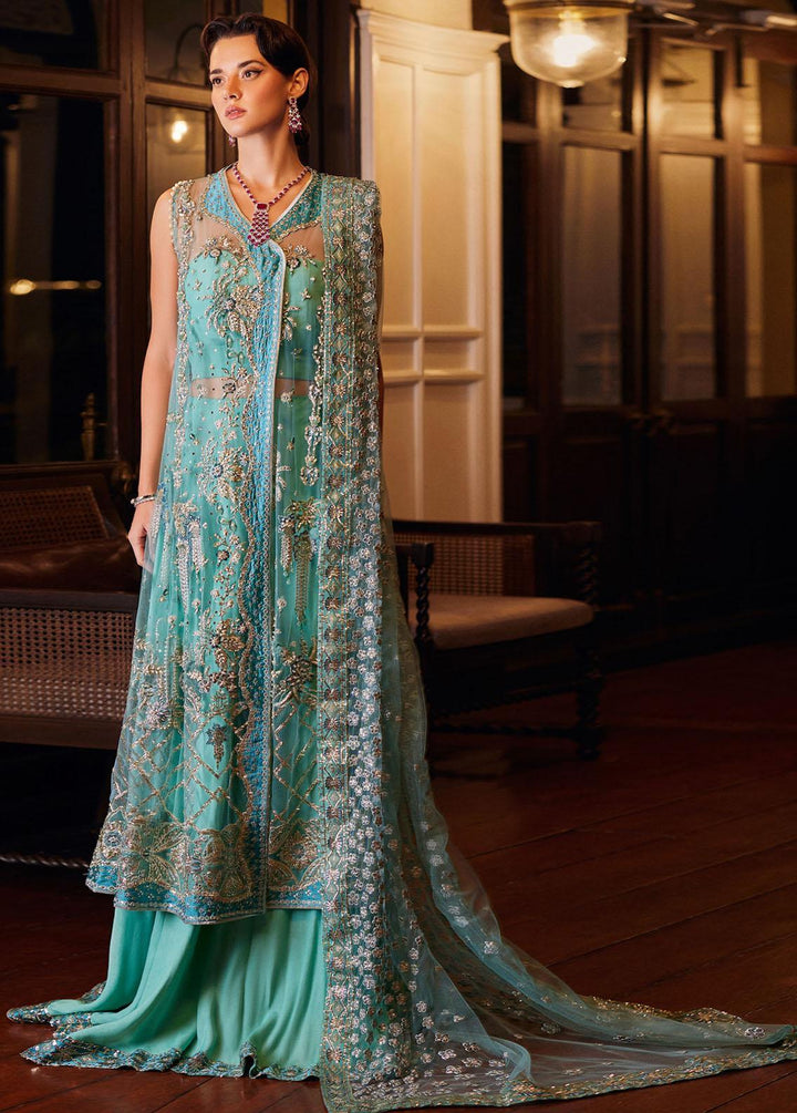 Stardust By Mushq Embroidered Net Suits Unstitched 4 Piece MQ23SD MW23-03 Astrum - Wedding Collection