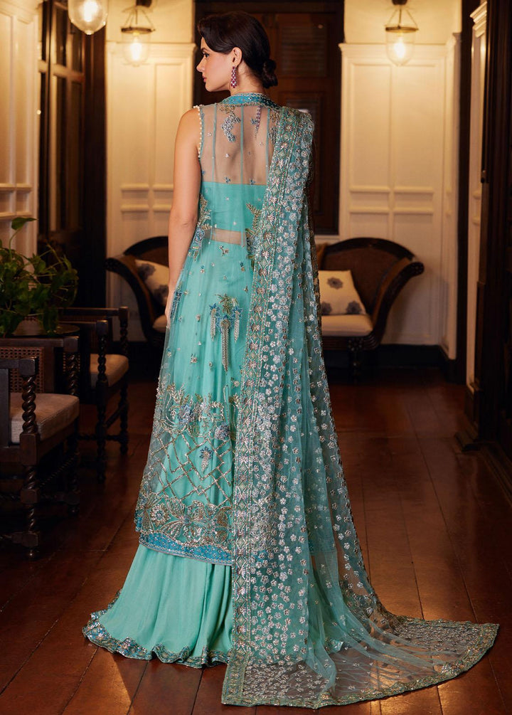 Stardust By Mushq Embroidered Net Suits Unstitched 4 Piece MQ23SD MW23-03 Astrum - Wedding Collection