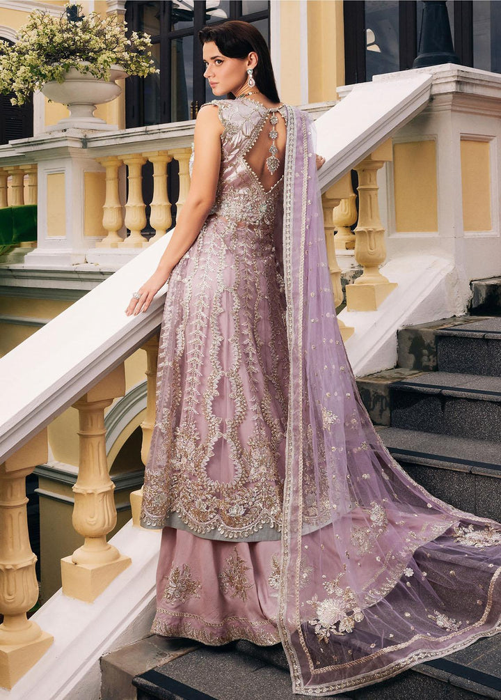 Stardust By Mushq Embroidered Net Suits Unstitched 4 Piece MQ23SD MW23-06 Selenic - Wedding Collection