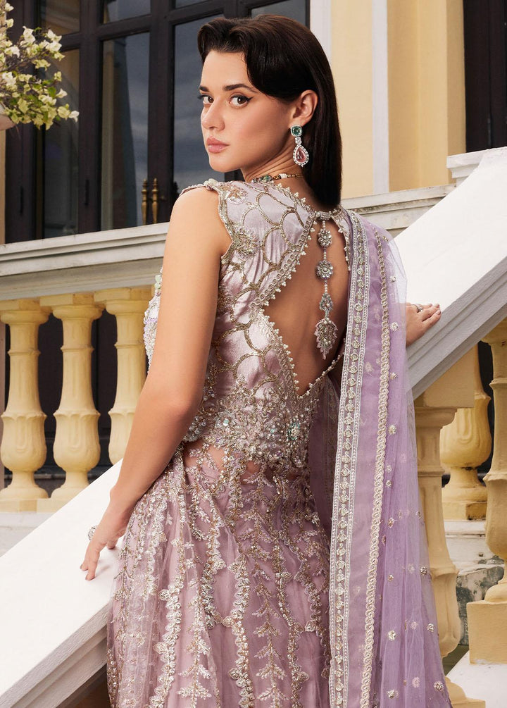 Stardust By Mushq Embroidered Net Suits Unstitched 4 Piece MQ23SD MW23-06 Selenic - Wedding Collection