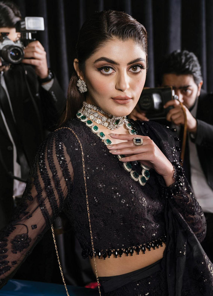 Starlet By Afrozeh Embroidered  Suits Unstitched 3 Piece AF23ST ASOS-V1-03 Black Swan - Luxury Collection