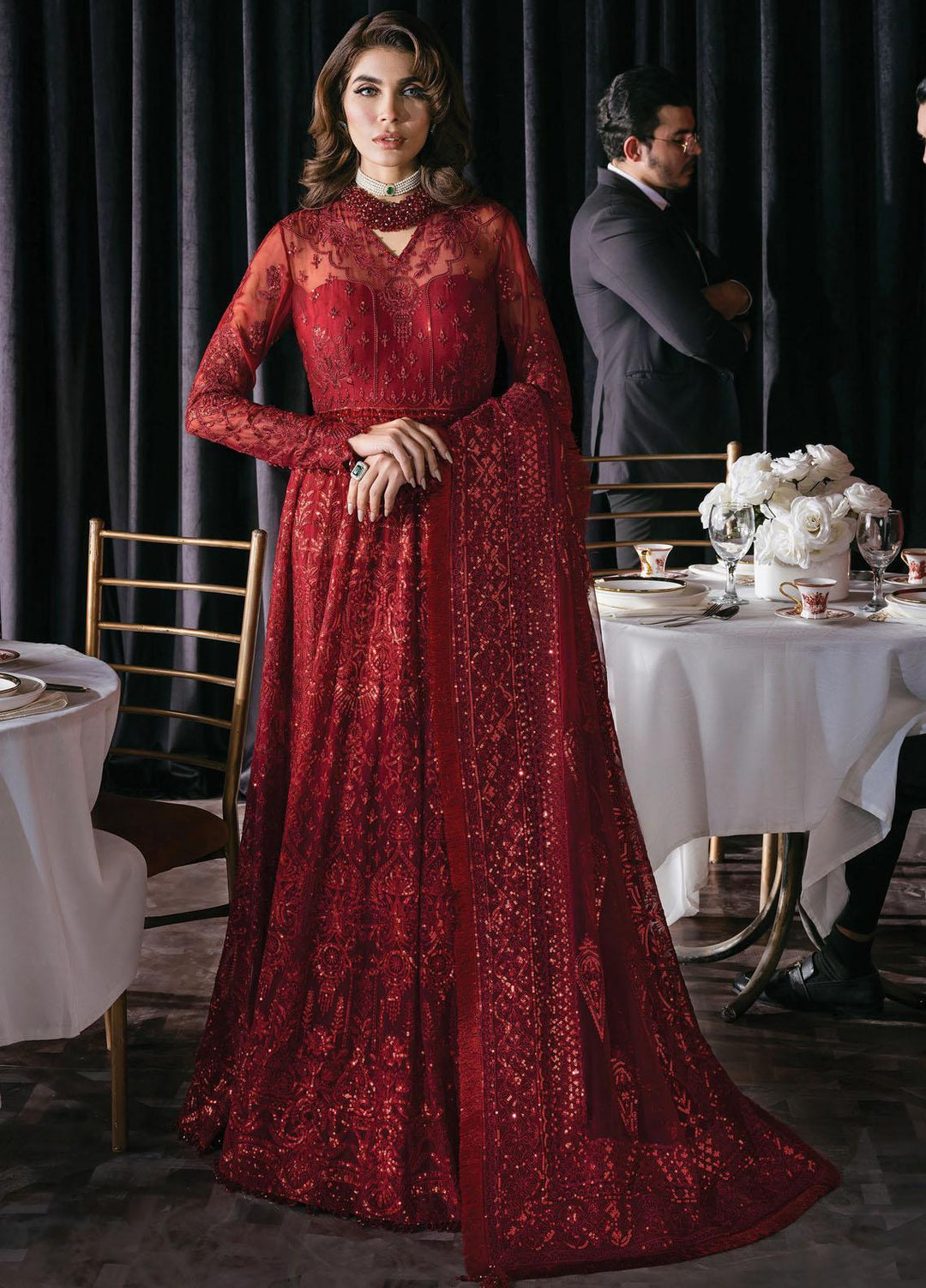 Starlet By Afrozeh Embroidered  Suits Unstitched 3 Piece AF23ST ASOS-V1-05 Nirvana - Luxury Collection