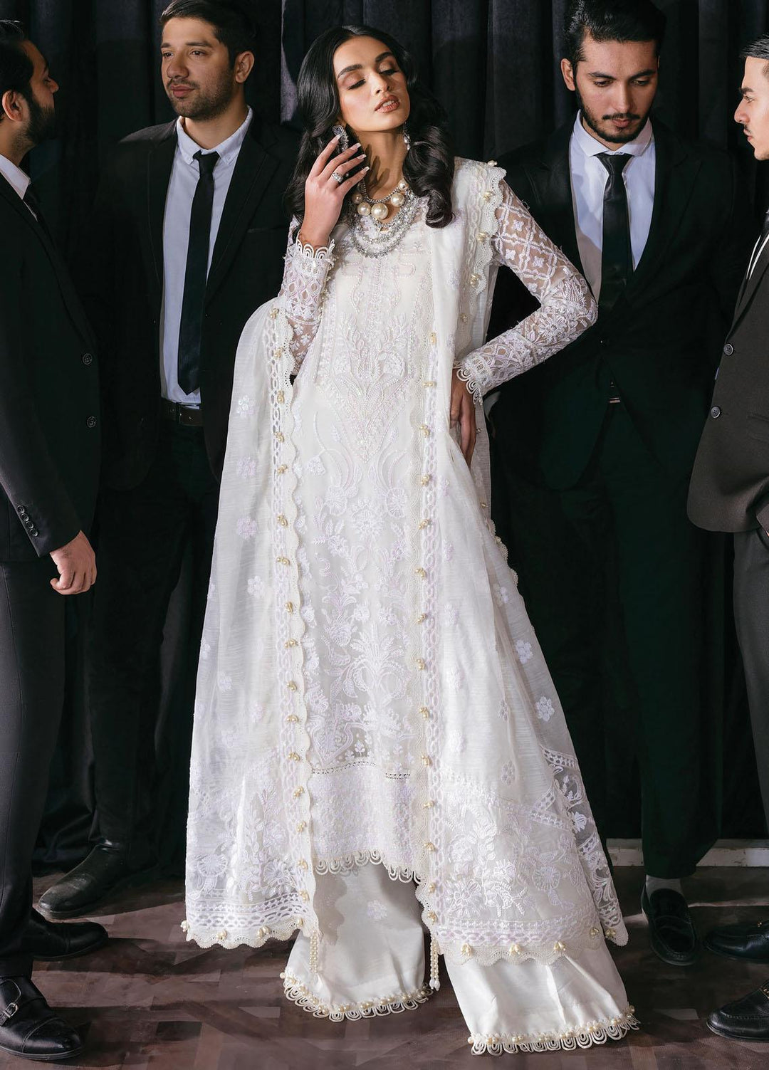 Starlet By Afrozeh Embroidered  Suits Unstitched 3 Piece AF23ST ASOS-V1-09 Moonstone - Luxury Collection