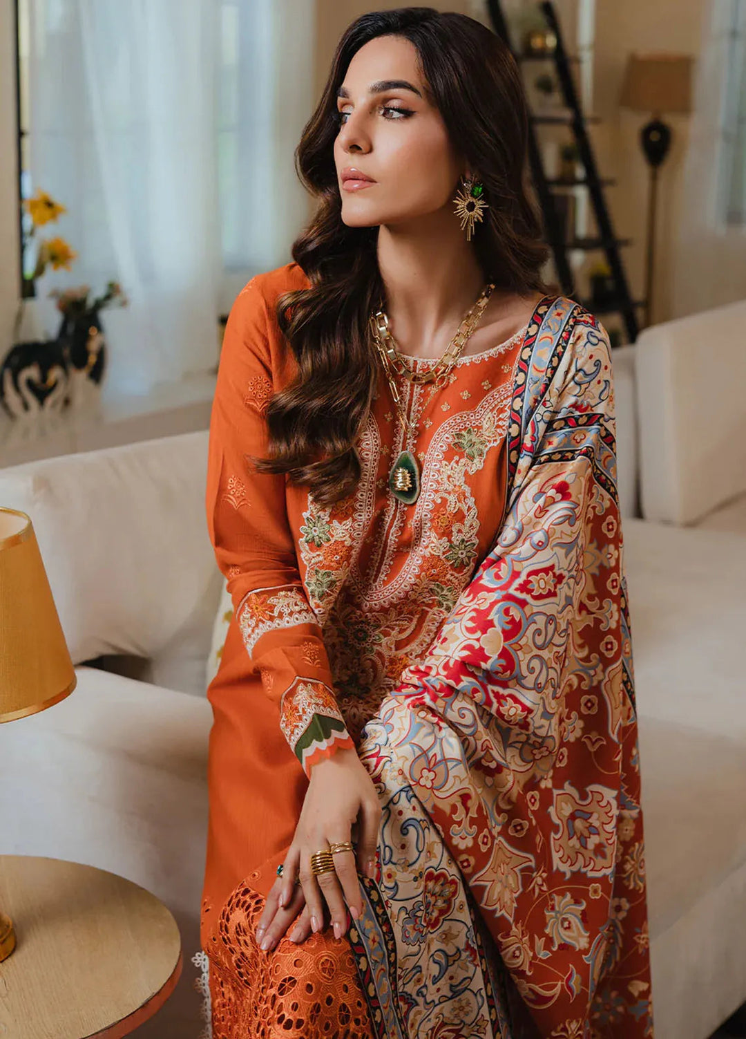 Stella By Mahnur Embroidered Khaddar Suit Unstitched 3 Piece MN24S D-02 A Rangrez - Winter Collection