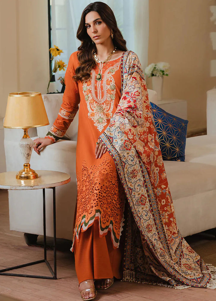 Stella By Mahnur Embroidered Khaddar Suit Unstitched 3 Piece MN24S D-02 A Rangrez - Winter Collection