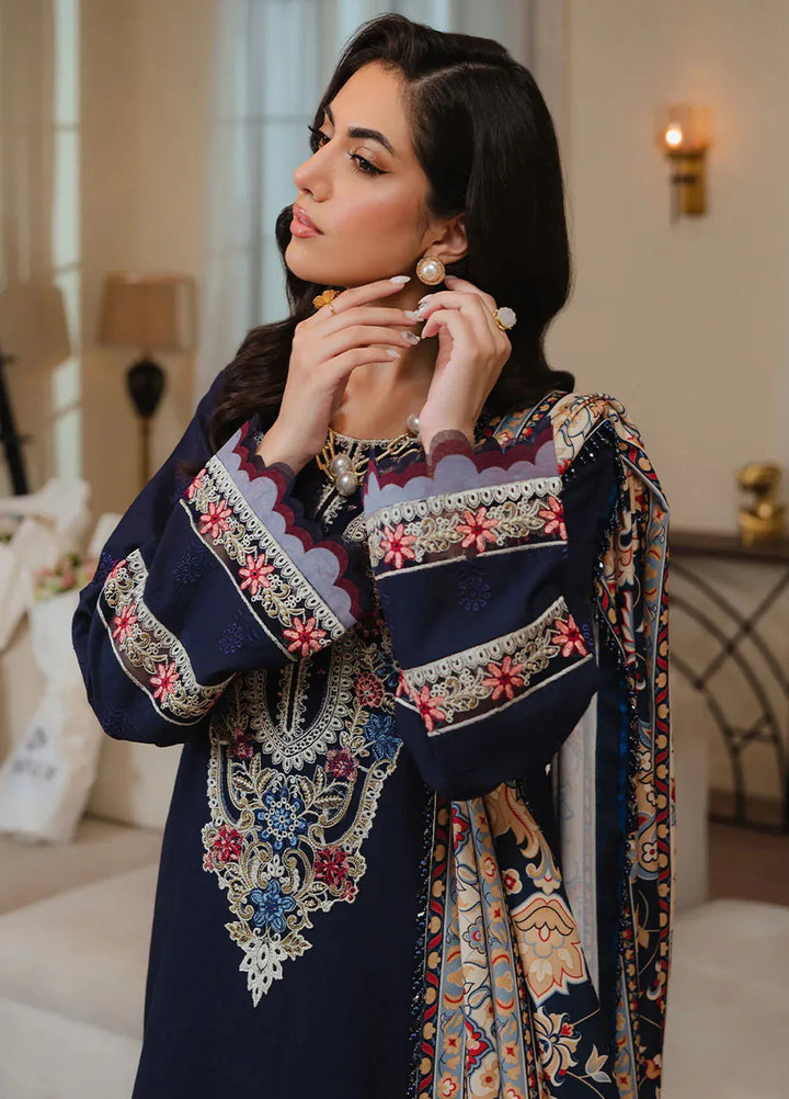 Stella By Mahnur Embroidered Khaddar Suit Unstitched 3 Piece MN24S D-02 B Mashaal - Winter Collection