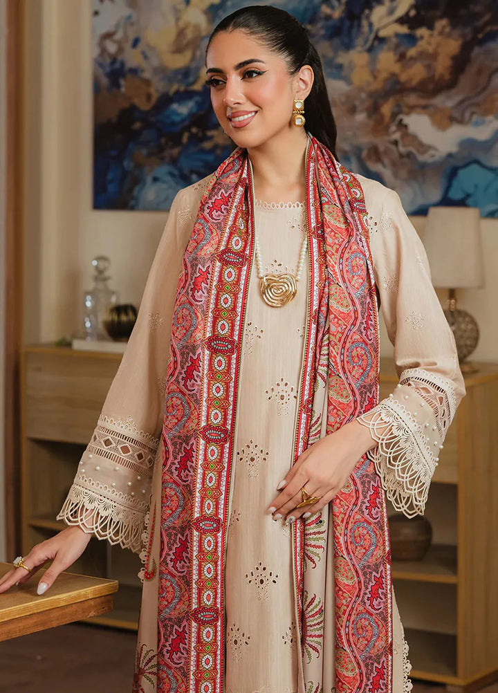 Stella By Mahnur Embroidered Khaddar Suit Unstitched 3 Piece MN24S D-04 B Aarohi - Winter Collection