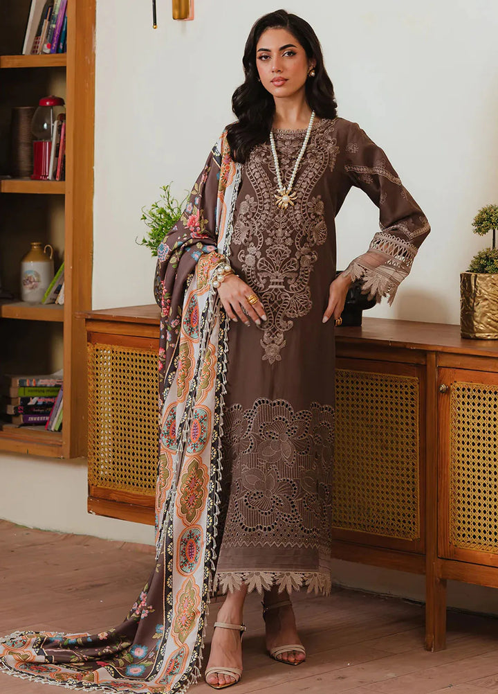 Stella By Mahnur Embroidered Khaddar Suit Unstitched 3 Piece MN24S D-05 A Mehrunisa - Winter Collection