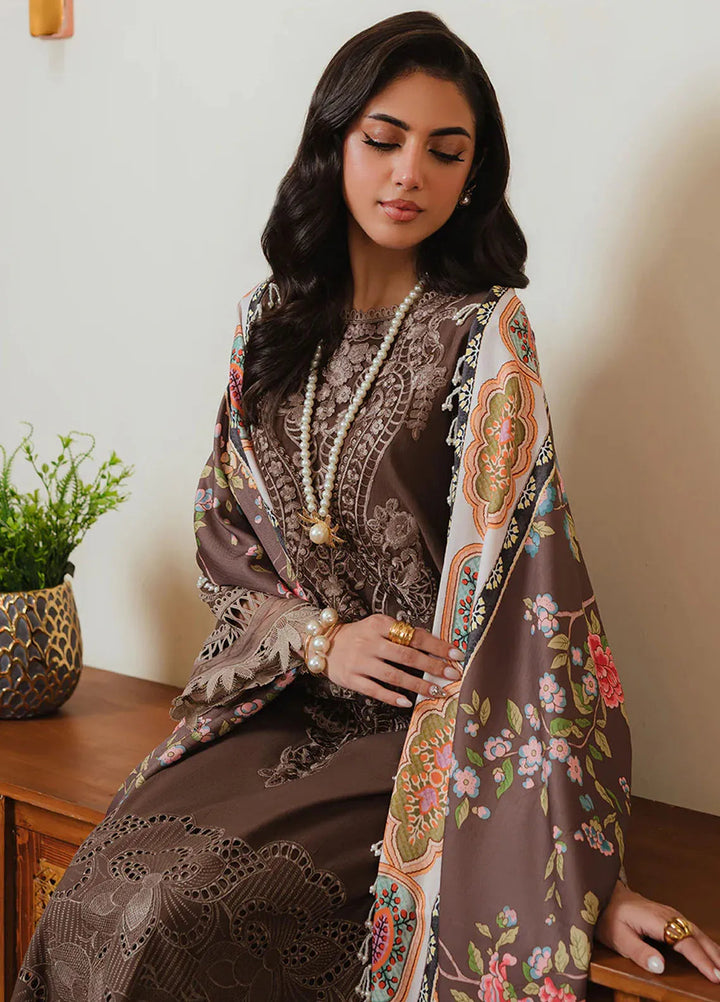 Stella By Mahnur Embroidered Khaddar Suit Unstitched 3 Piece MN24S D-05 A Mehrunisa - Winter Collection
