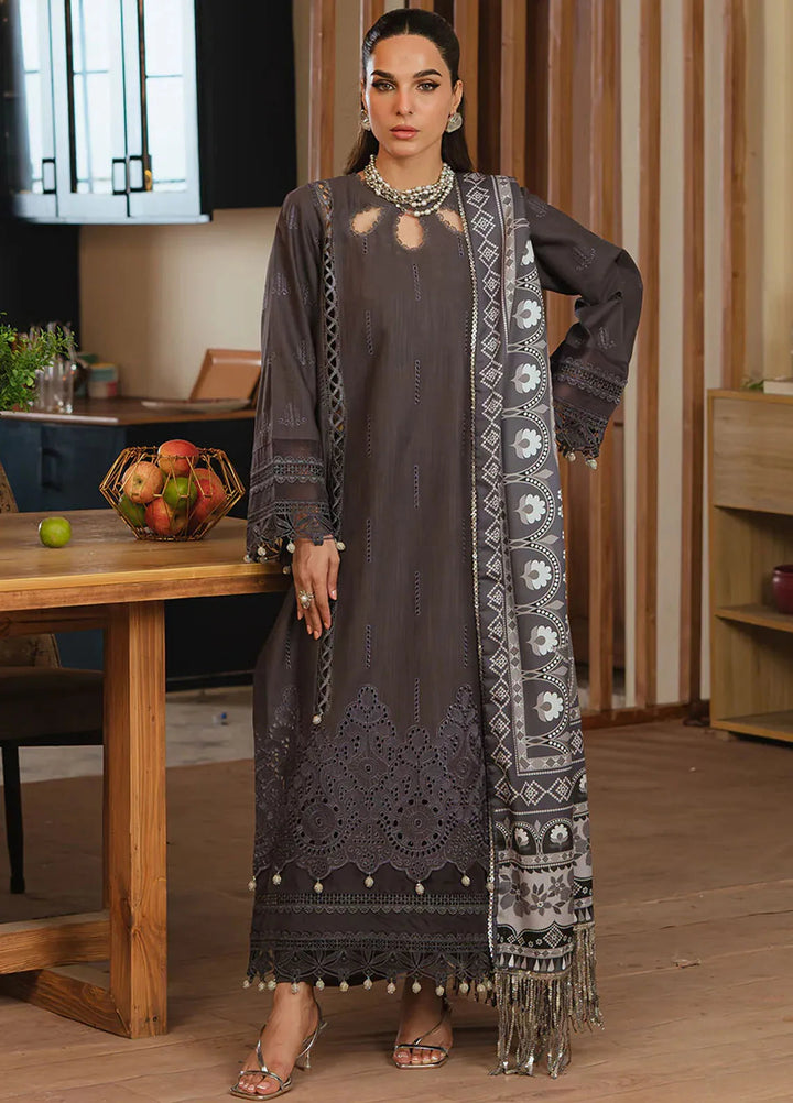 Stella By Mahnur Embroidered Khaddar Suit Unstitched 3 Piece MN24S D-06 A Mehak - Winter Collection