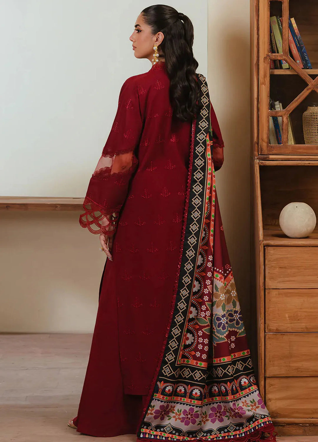 Stella By Mahnur Embroidered Khaddar Suit Unstitched 3 Piece MN24S D-06 B Gulaal - Winter Collection