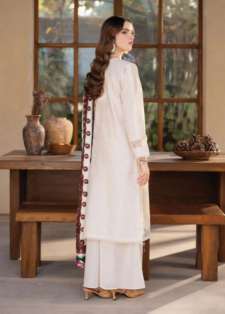 Stella by Mahnur Embroidered Lawn Suit Unstitched 3 Piece MN25S D4 B - Luna - Summer Collection
