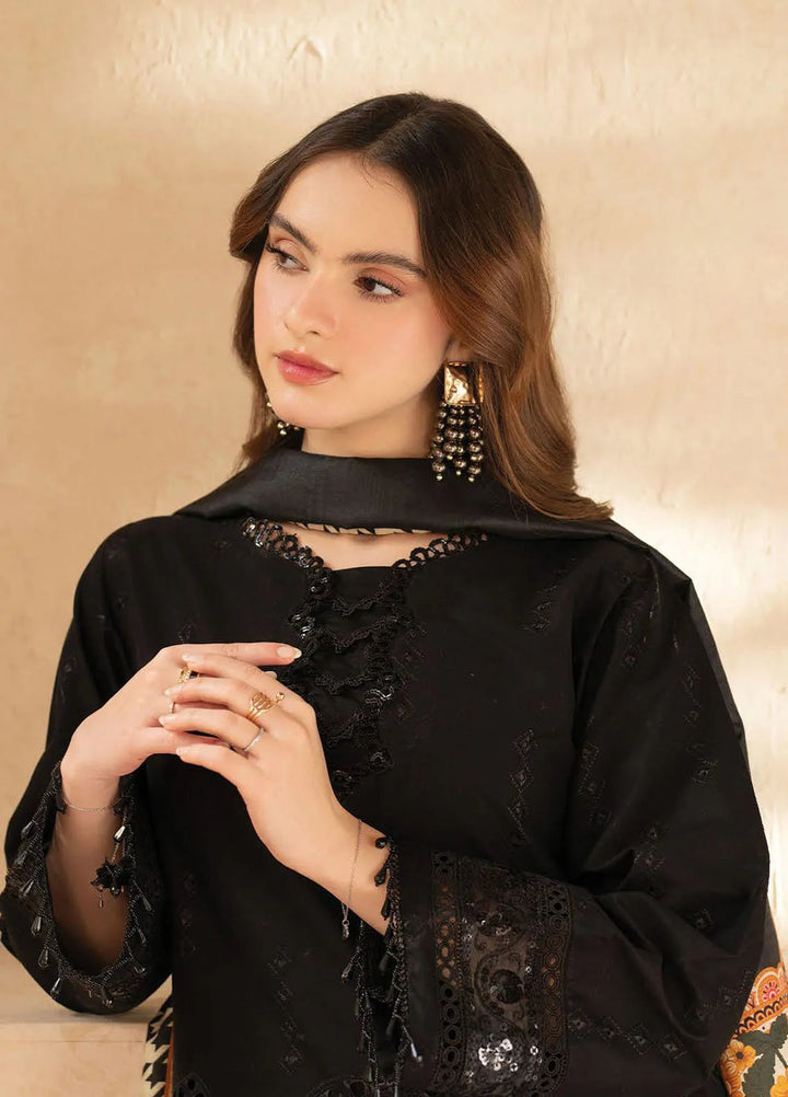 Stella by Mahnur Embroidered Lawn Suit Unstitched 3 Piece MN25S D5 A - Vespera - Summer Collection