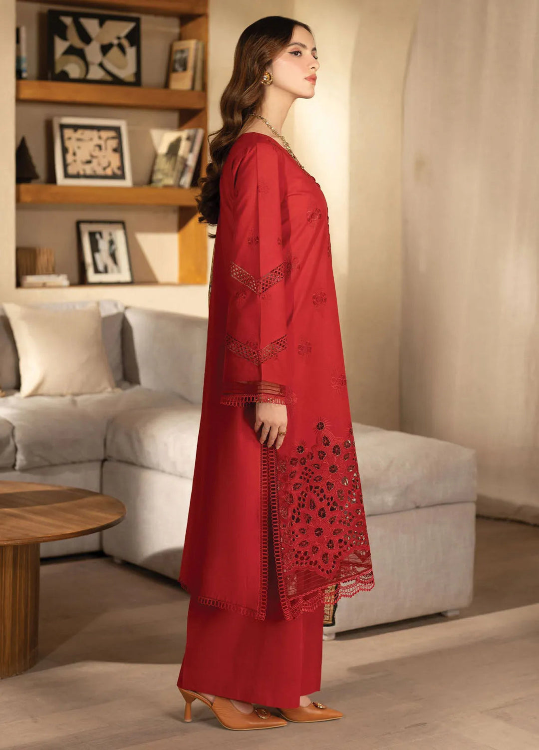 Stella by Mahnur Embroidered Lawn Suit Unstitched 3 Piece MN25S D6 A - Juliette - Summer Collection