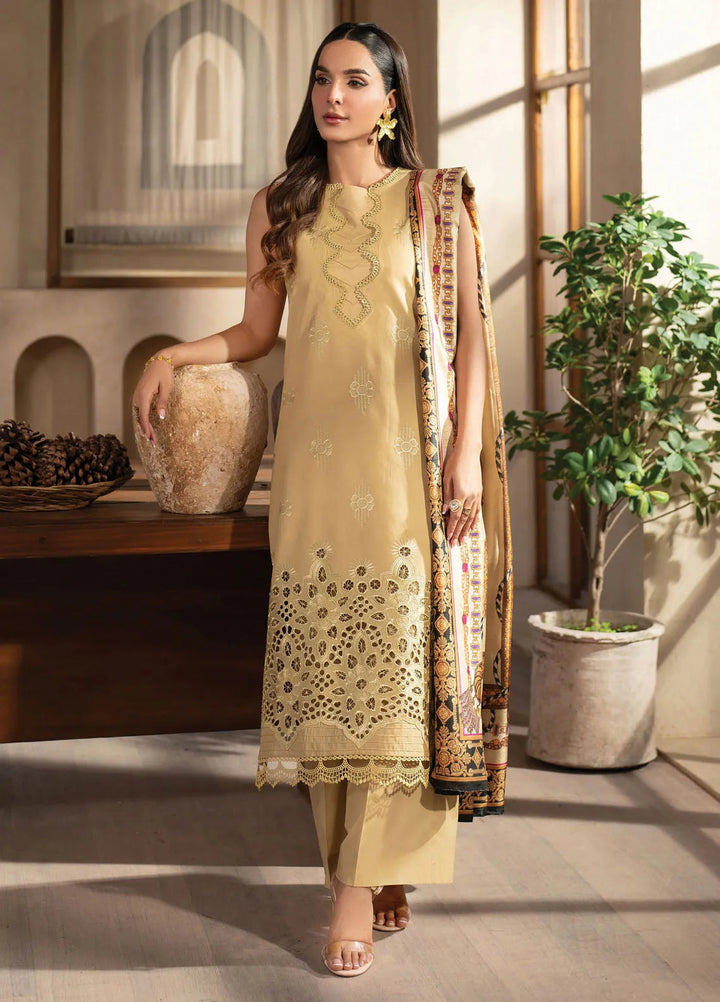 Stella by Mahnur Embroidered Lawn Suit Unstitched 3 Piece MN25S D6 B - Vera - Summer Collection