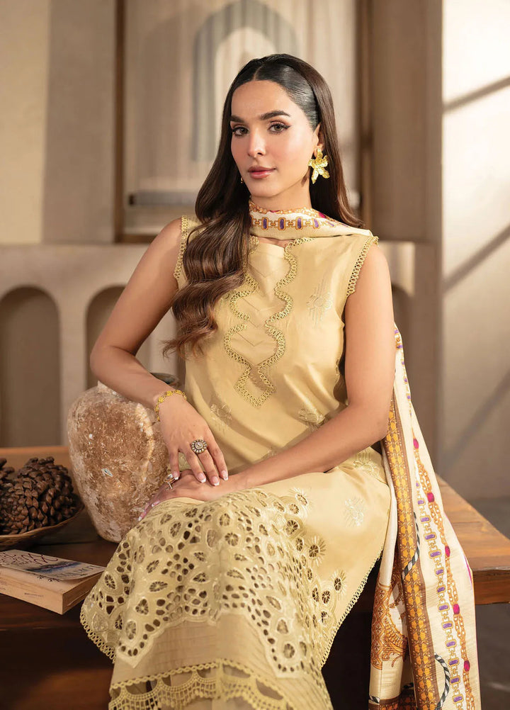 Stella by Mahnur Embroidered Lawn Suit Unstitched 3 Piece MN25S D6 B - Vera - Summer Collection