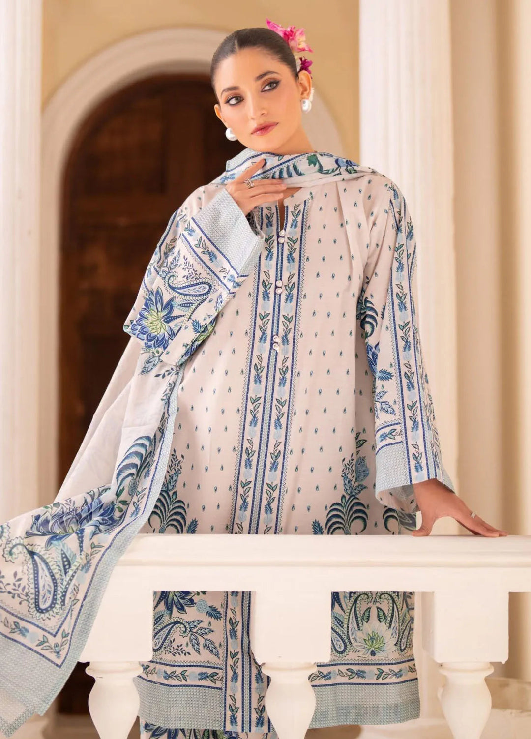 Stella by Regalia Printed Lawn Suit Unstitched 3 Piece RGT25SD D-05 - Summer Collection
