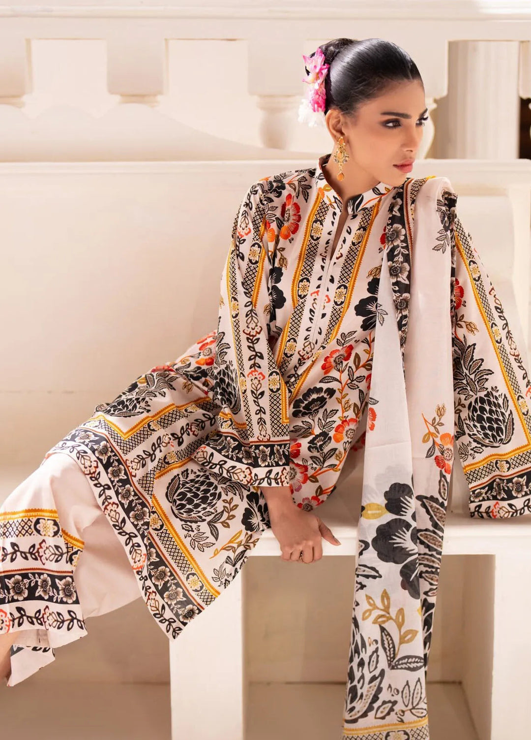 Stella by Regalia Printed Lawn Suit Unstitched 3 Piece RGT25SD D-06 - Summer Collection