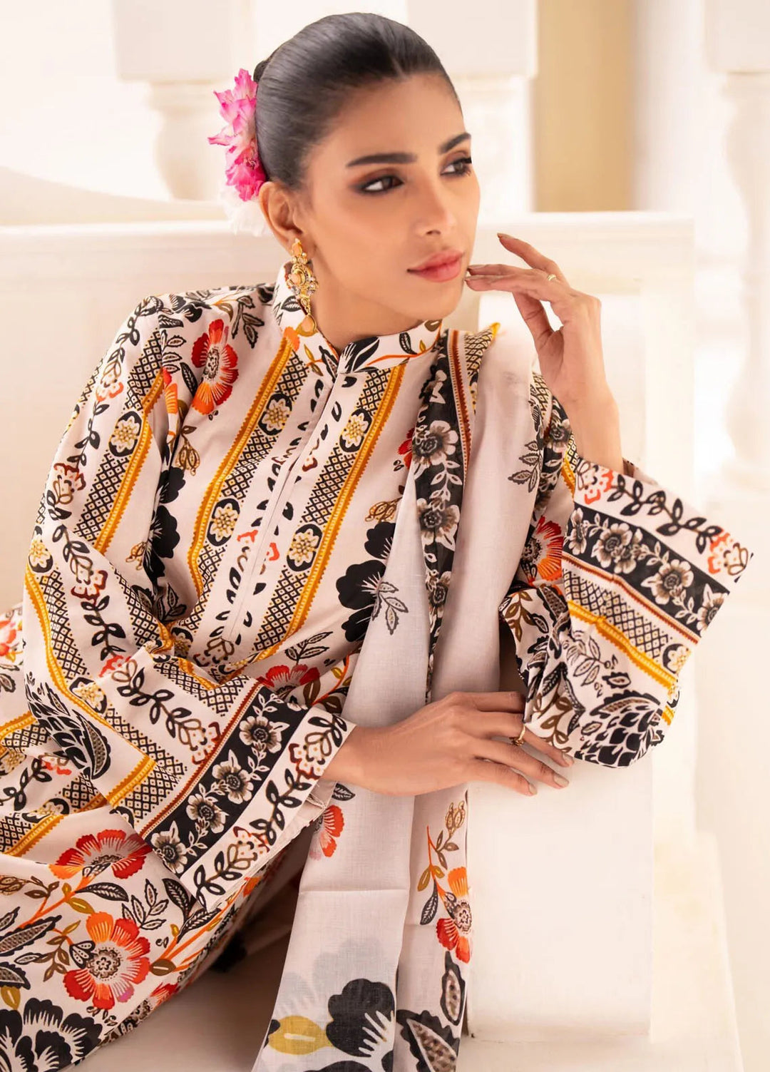 Stella by Regalia Printed Lawn Suit Unstitched 3 Piece RGT25SD D-06 - Summer Collection