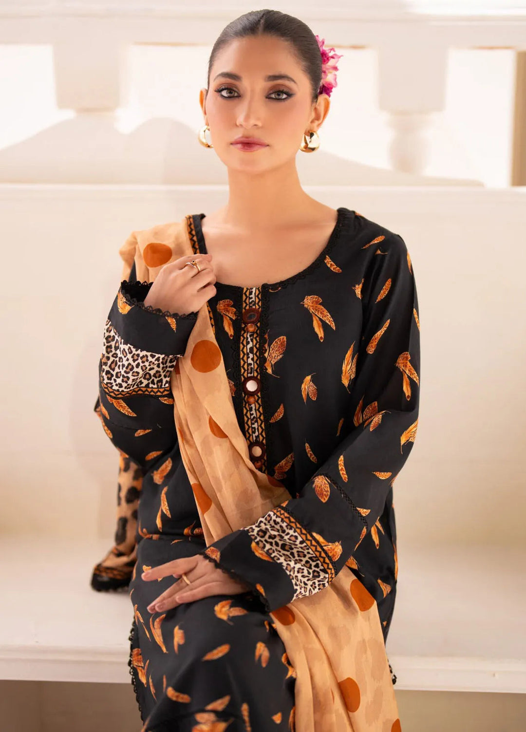 Stella by Regalia Printed Lawn Suit Unstitched 3 Piece RGT25SD D-07 - Summer Collection