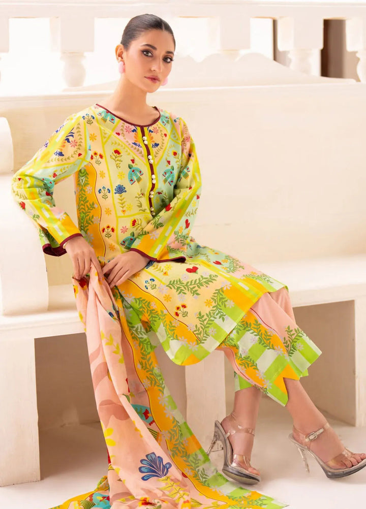 Stella by Regalia Printed Lawn Suit Unstitched 3 Piece RGT25SD D-09 - Summer Collection