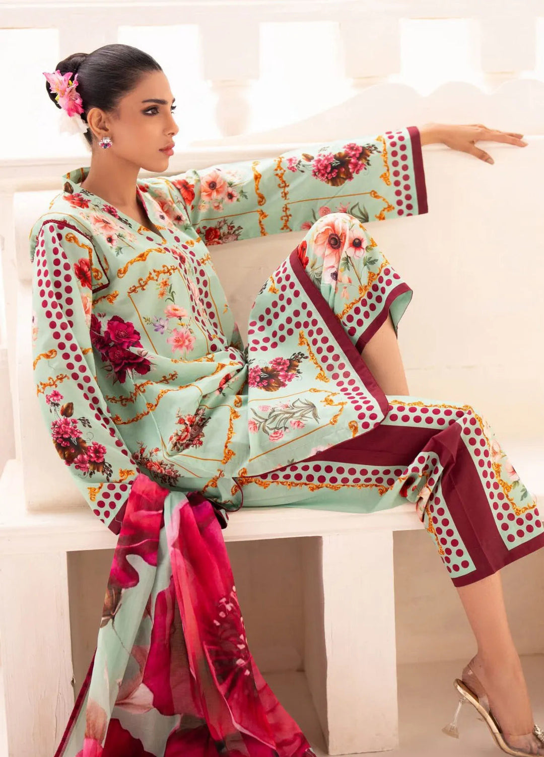 Stella by Regalia Printed Lawn Suit Unstitched 3 Piece RGT25SD D-10 - Summer Collection